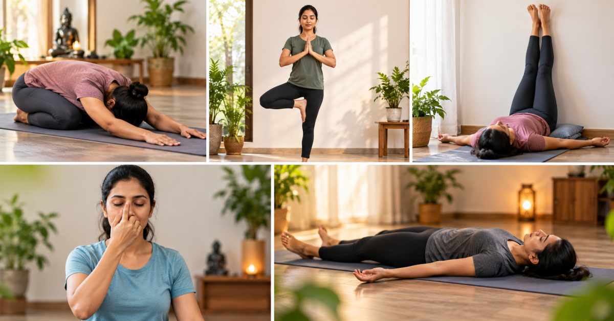 5 Yoga Practices to Reduce Stress and Anxiety