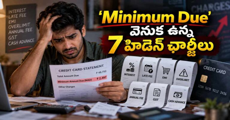 క్రెడిట్ కార్డ్ ‘Minimum Due’ ఒక పెద్ద ట్రాప్.. మిమ్మల్ని ముంచేసే 7 హిడెన్ ఛార్జీలు ఇవే!