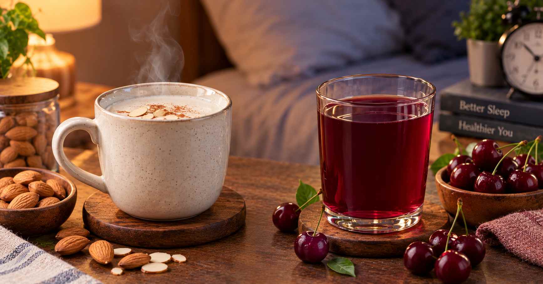 Almond Milk & Tart Cherry Juice