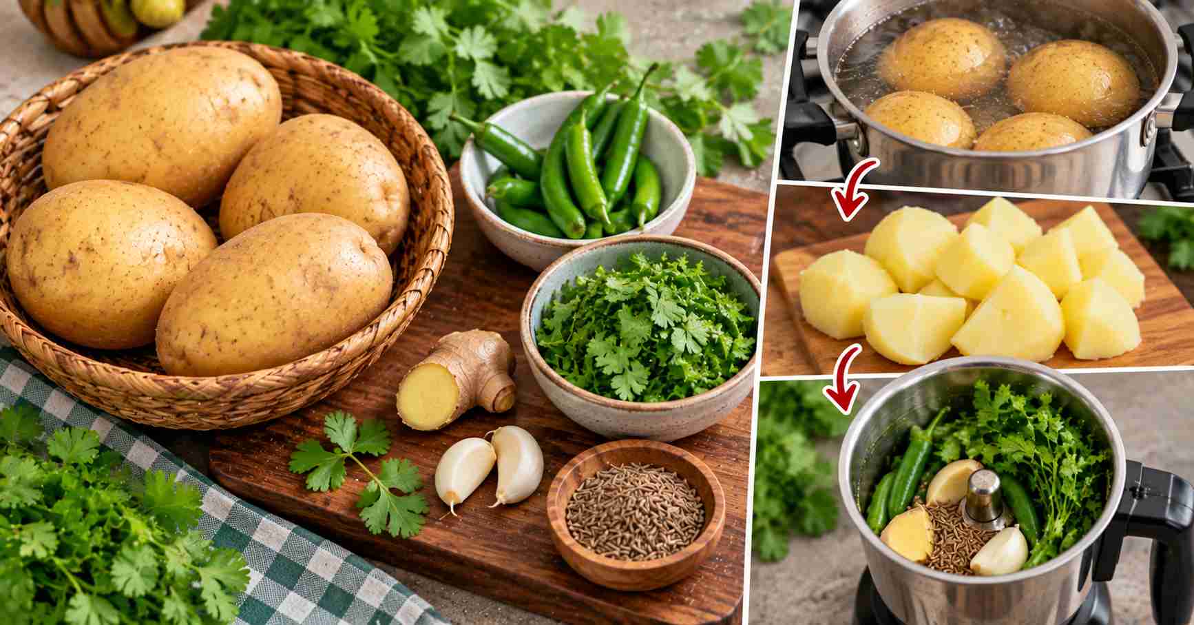Aloo Curry Ingredients