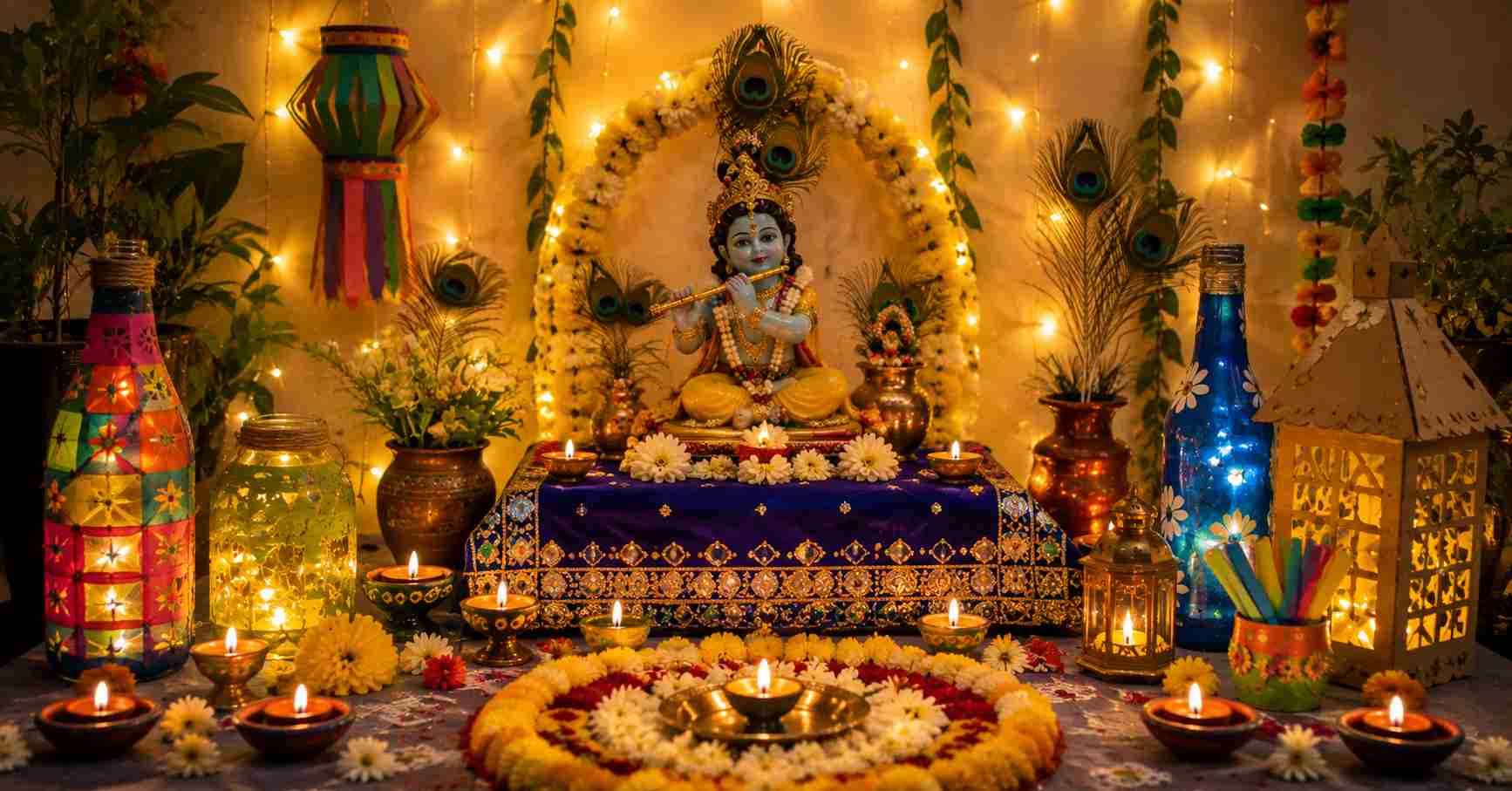 Beautiful Diya Decoration