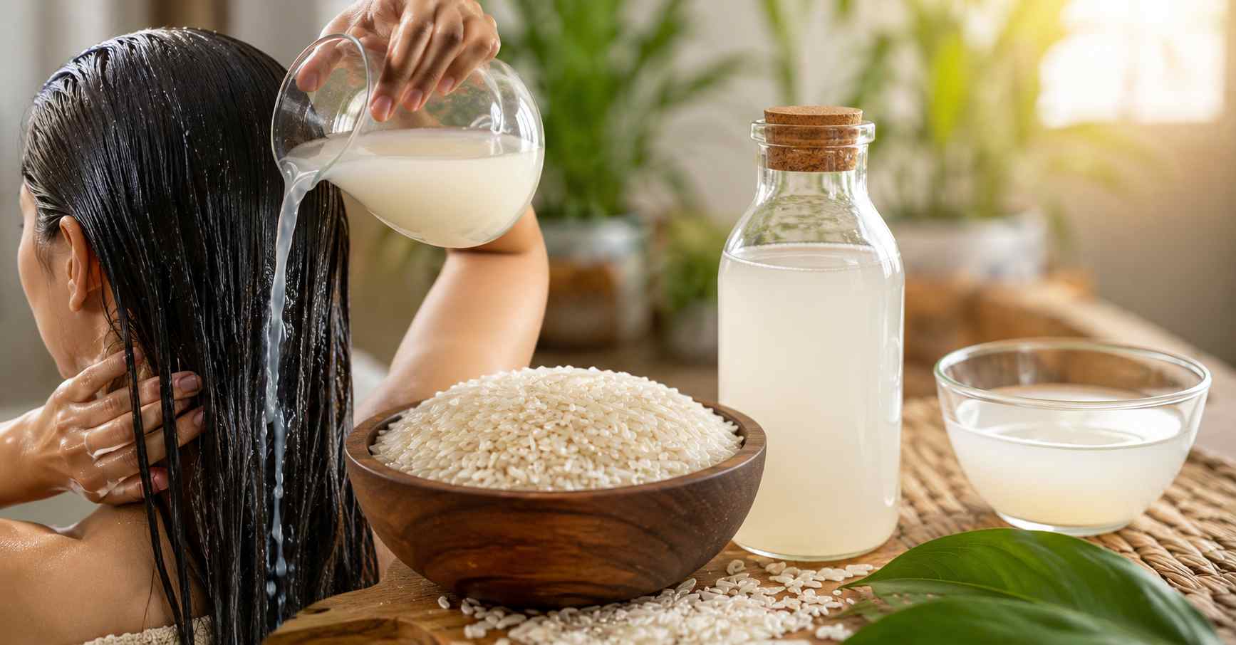 Benefits of rice water for hair
