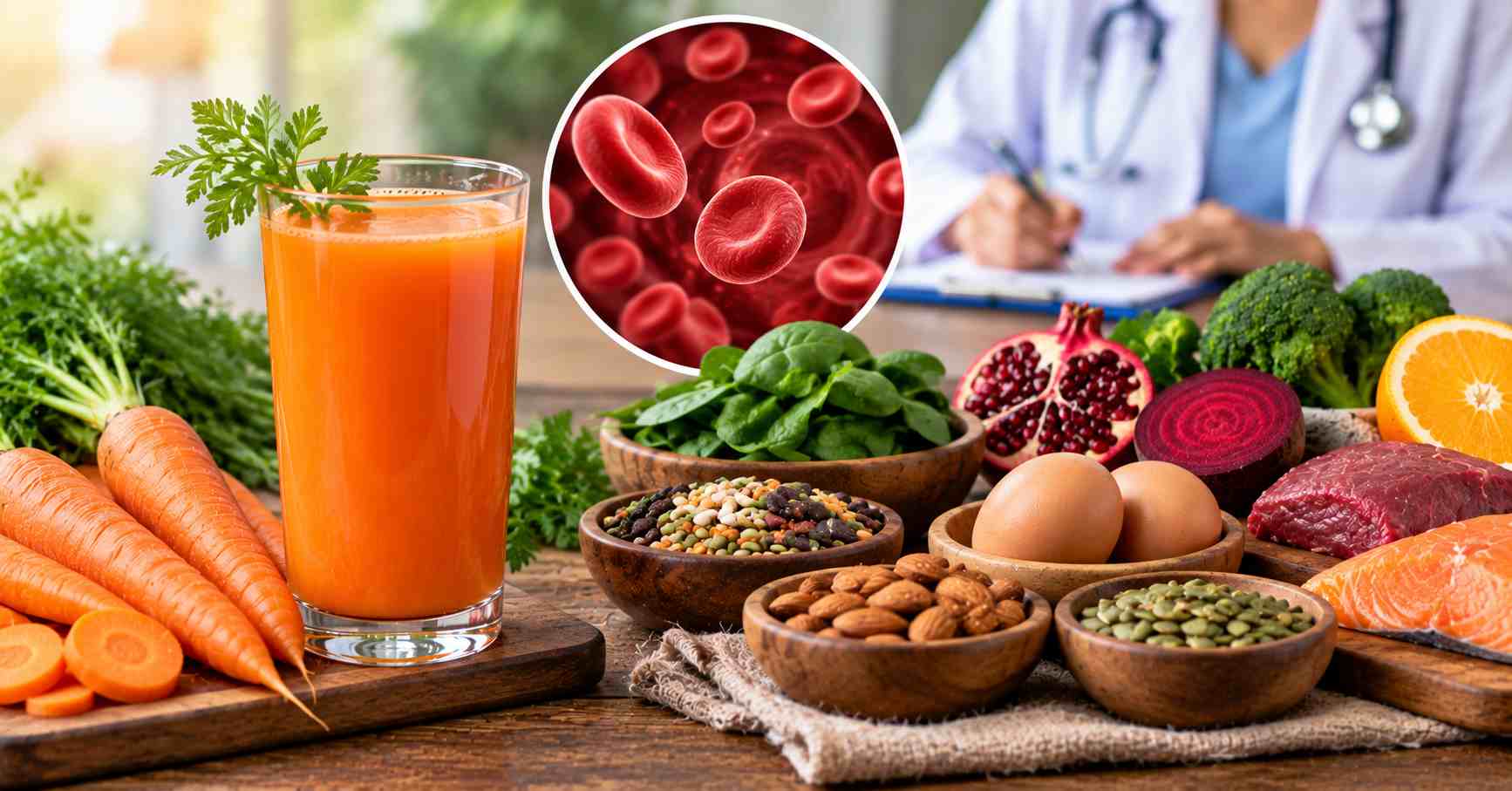 Carrot Juice for Anemia