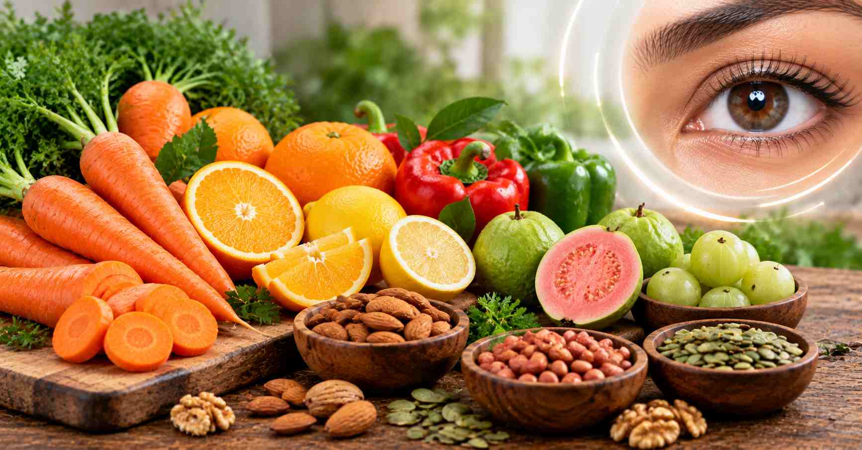 Carrots & Citrus Fruits for Eye Health