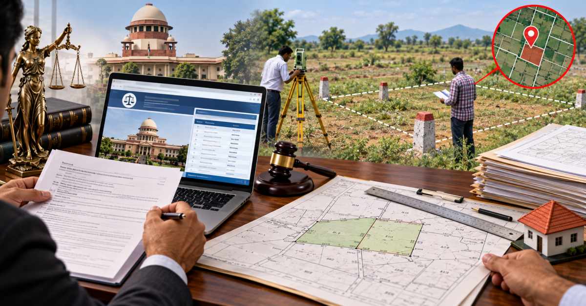 Check for court cases and land measurements as well