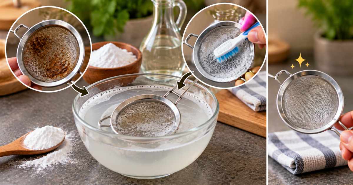 Check for stubborn stains with baking soda 