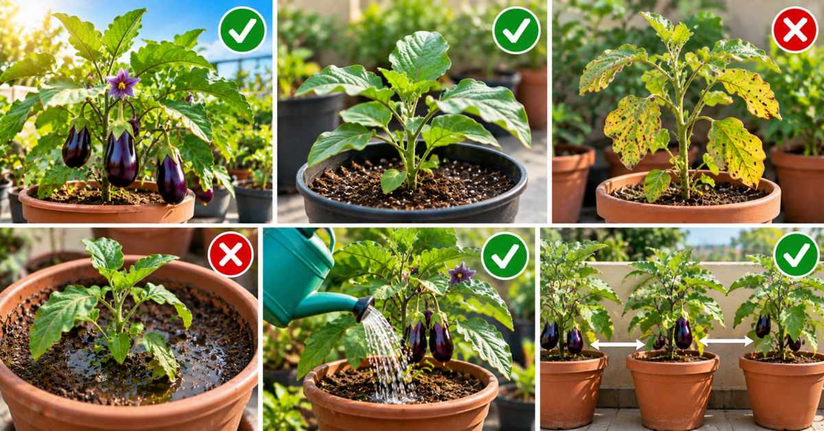 Choosing the right location and healthy plants