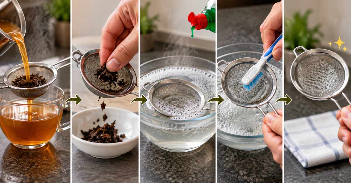 Clean with hot water and dishwashing liquid. 