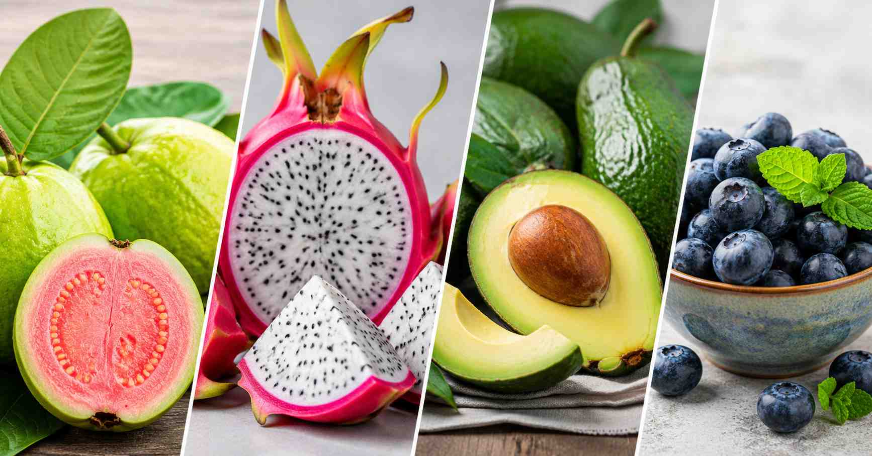 Comparison of guava with other fruits
