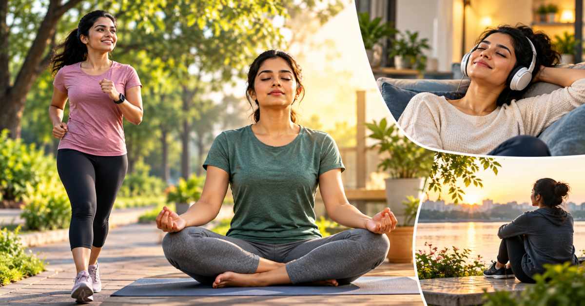 Control your emotions through exercise and calmness.