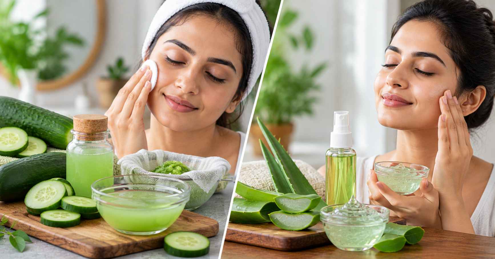 Cucumber and Aloe Vera