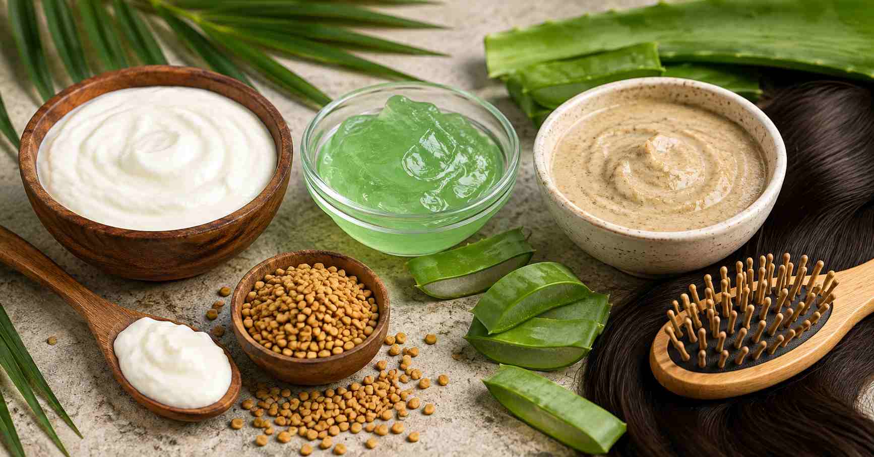 Curd & Fenugreek Hair Mask