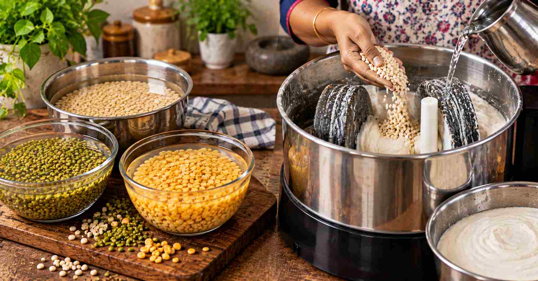 Dal Soaking & Grinding Tips