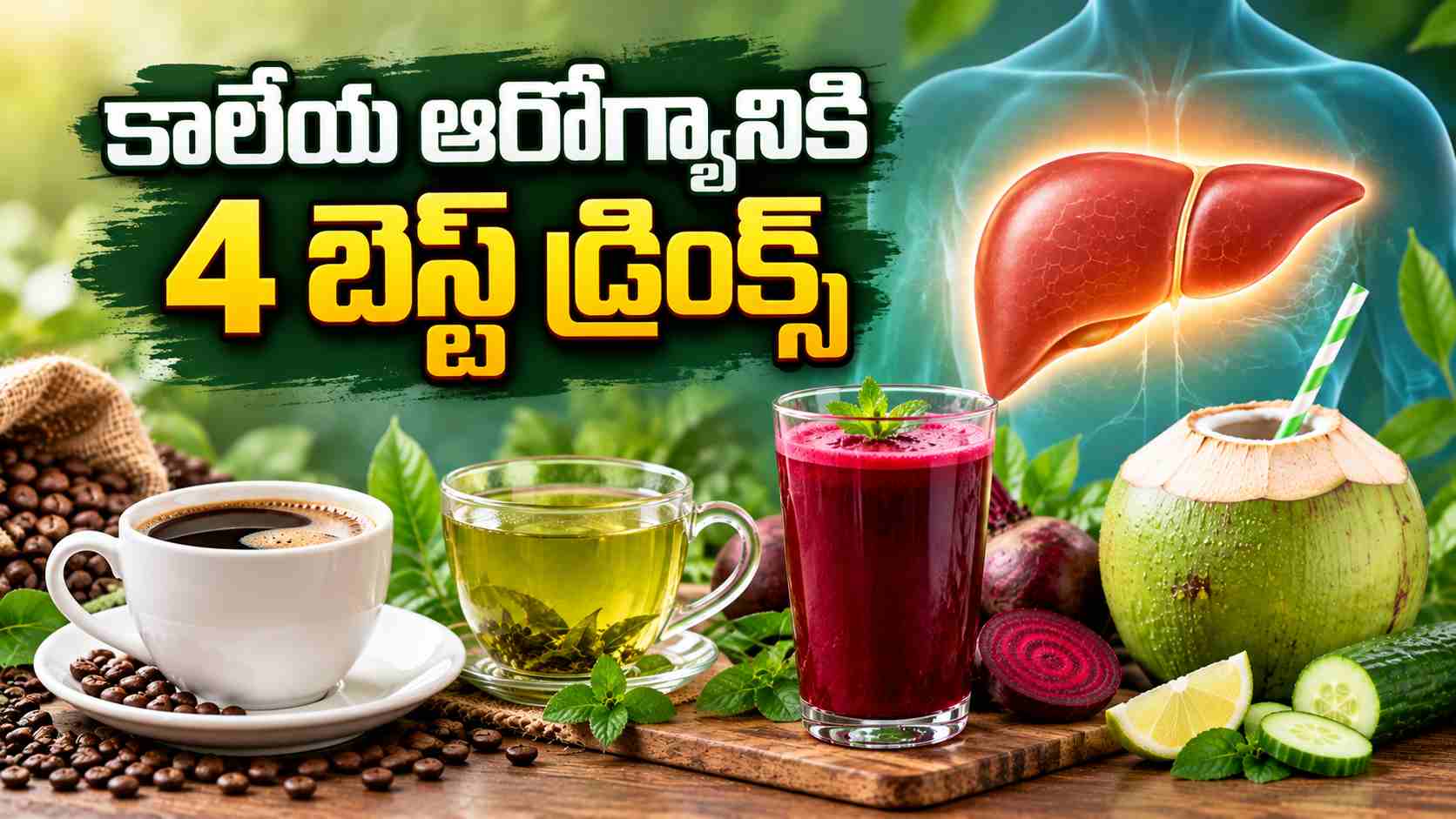 కాలేయ ఆరోగ్యానికి తోడ్పడే పానీయాలు.. నిపుణులు చెప్పేది ఇదే! Drinks That Benefit Your Liver Heres What Science Says