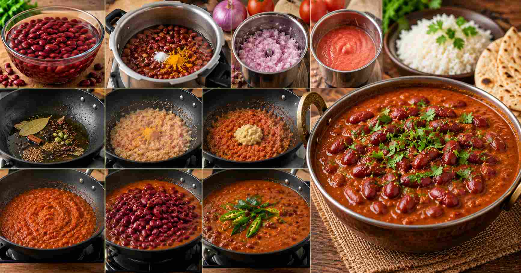 Easy Rajma Curry Preparation