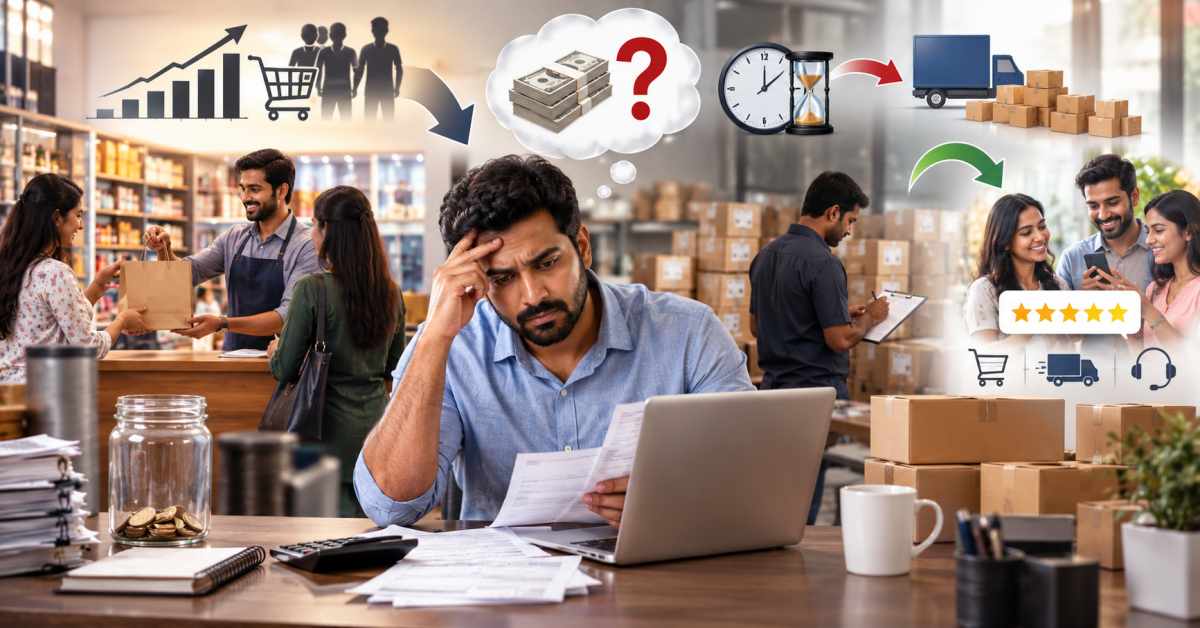 Even with sales, it is difficult if there is no cash on hand.