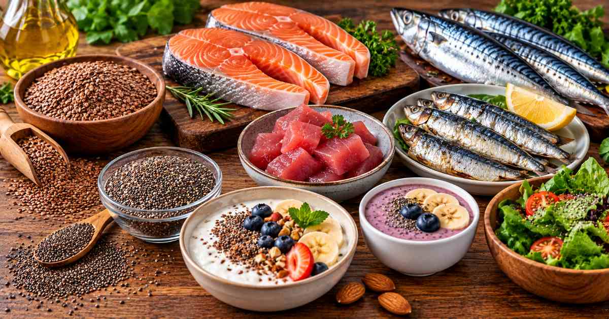 Fish & Seeds for Omega-3