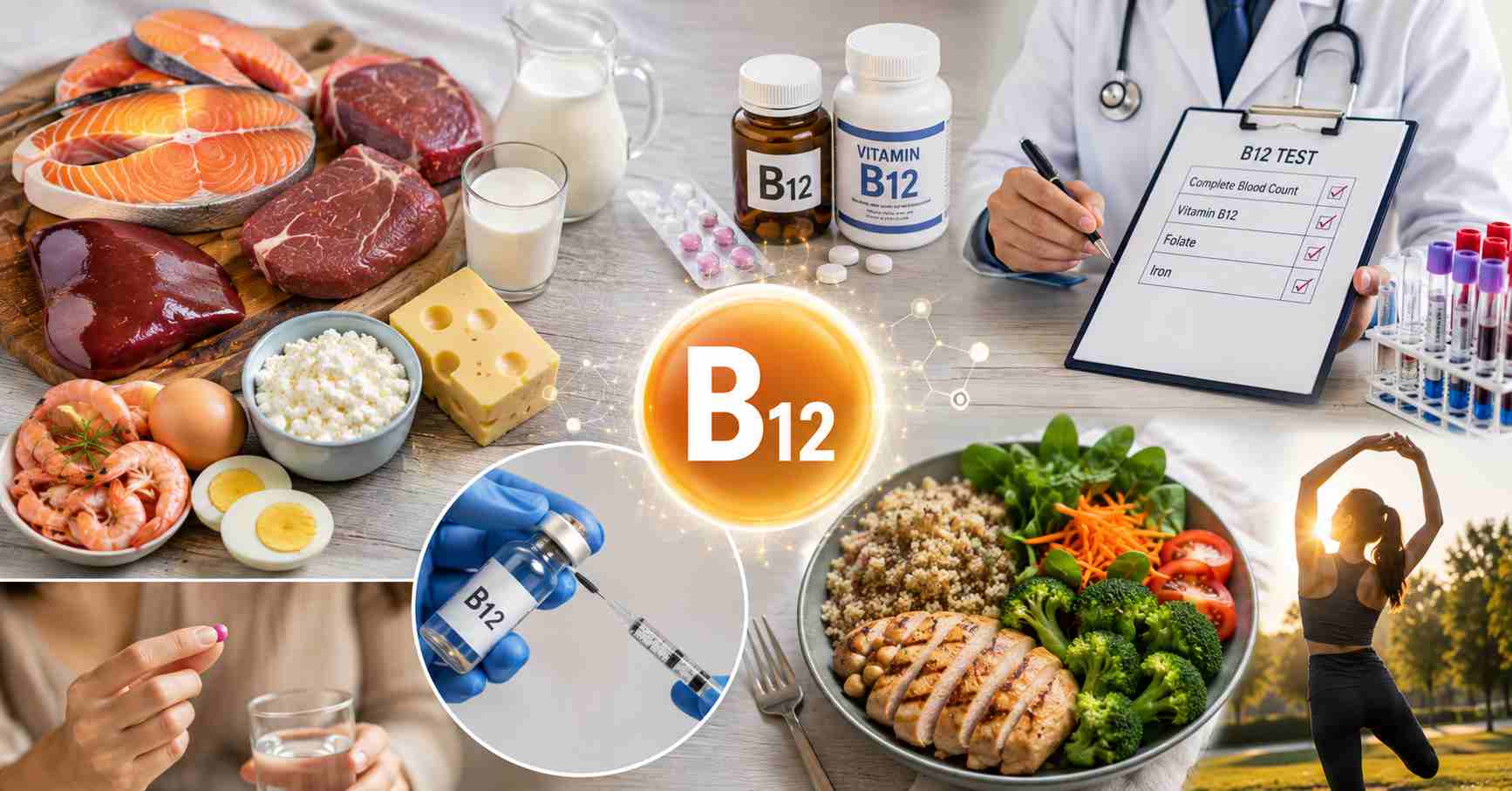 Foods rich in Vitamin B12