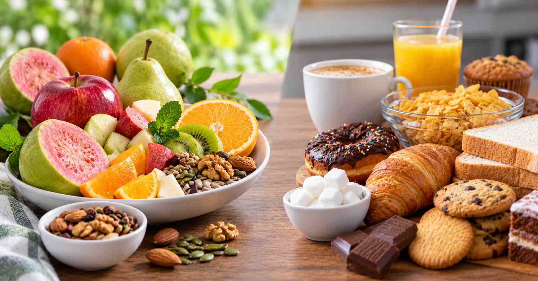 Fruits & Less Sugar