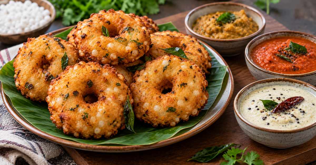 Fry until crispy and serve with chutney.