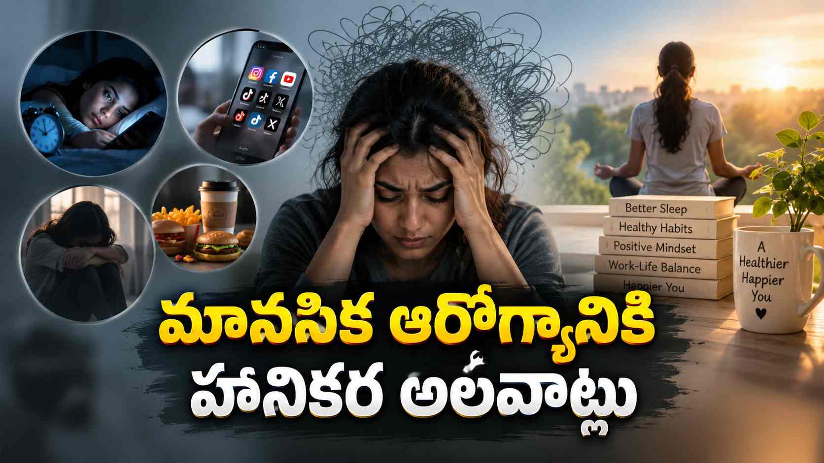 మానసిక ఆరోగ్యాన్ని దెబ్బతీసే అలవాట్లు.. ఇప్పుడే మార్చుకోండి! Habits That Harm Mental Health Change Them Right Now