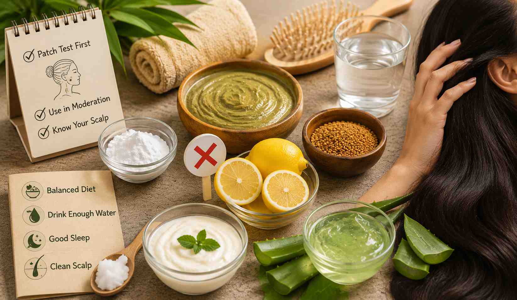 Hair Mask Precautions