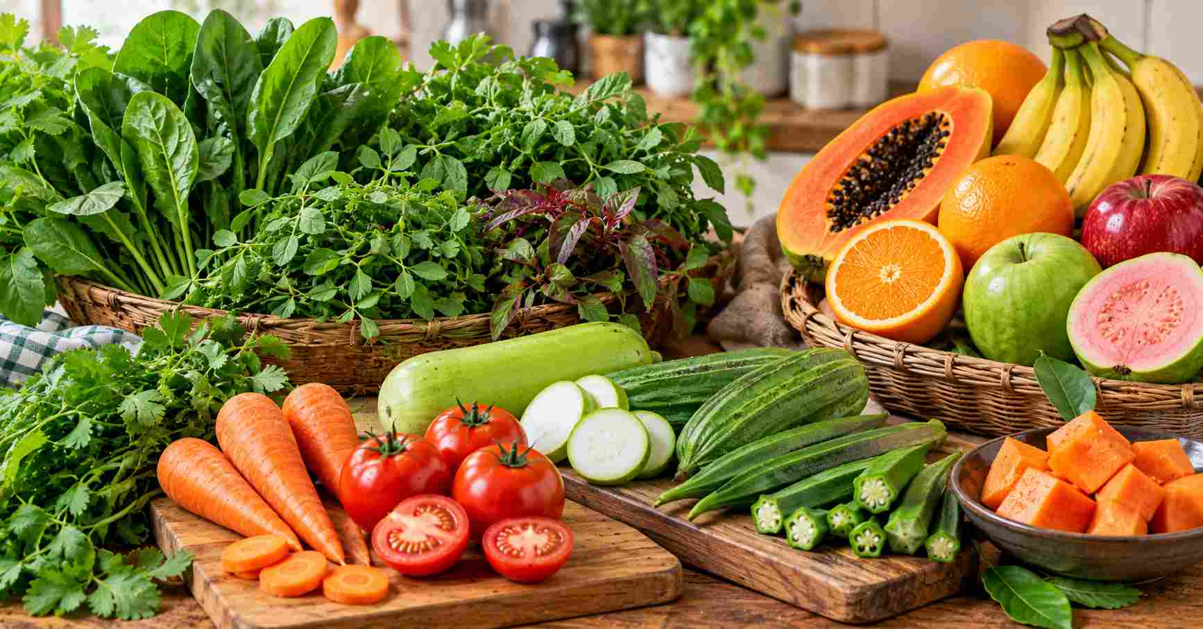 Healthy Greens & Fruits