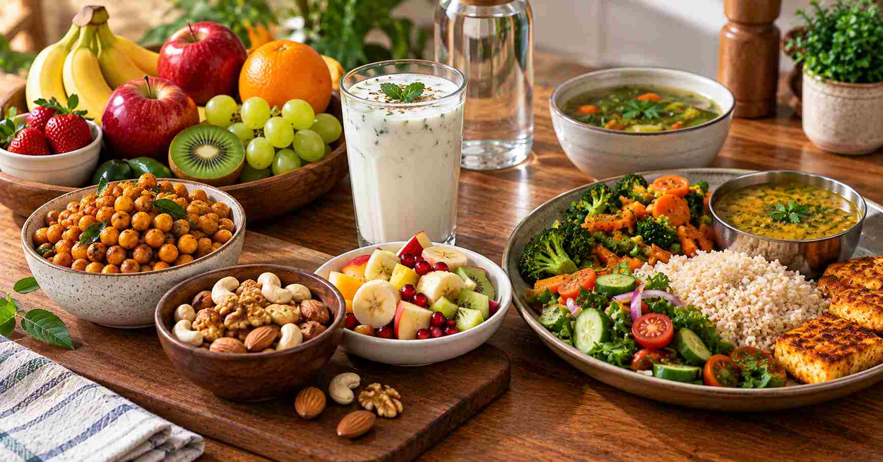 Healthy Snacks & Light Dinner