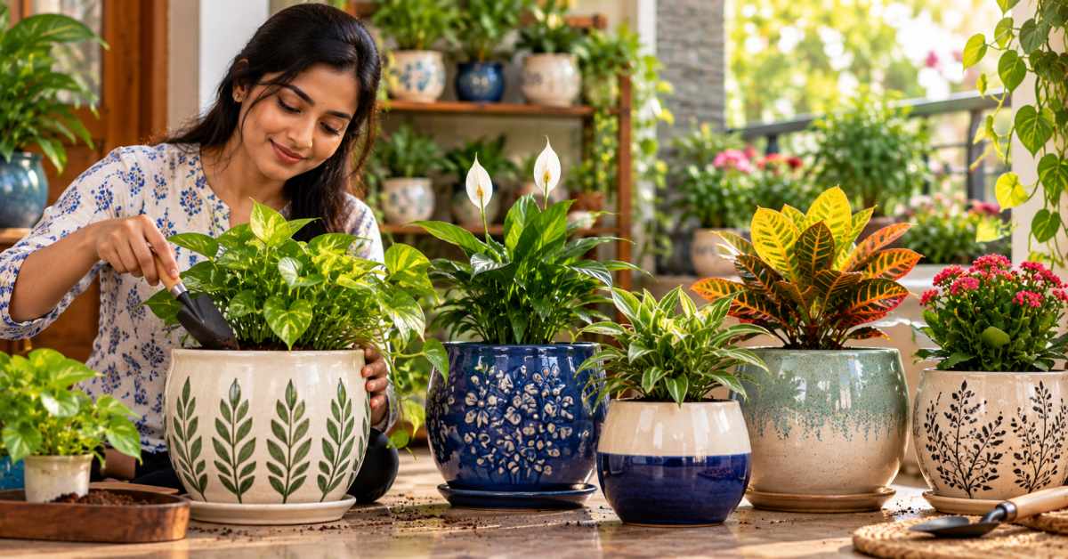 Here are the benefits of ceramic pots for plants.