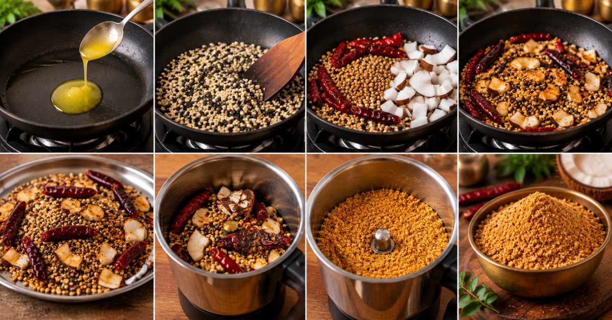 Here is how to prepare urad dal powder.