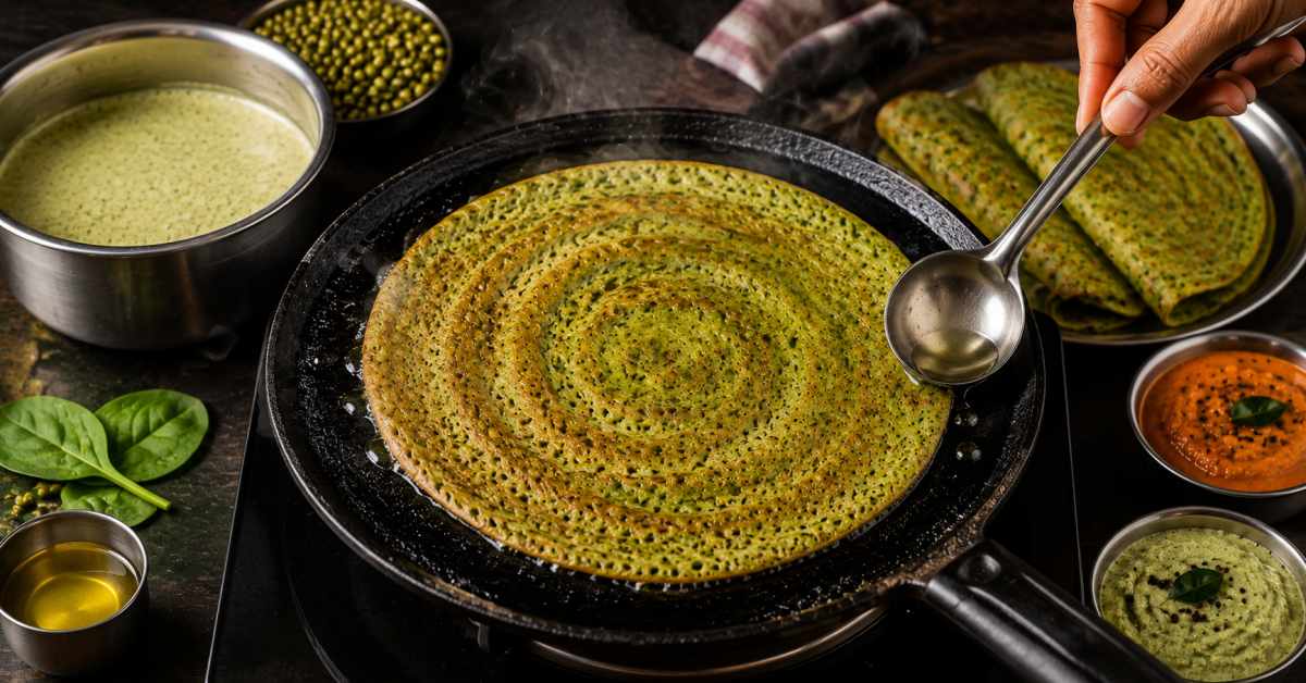 How do you make Pesarattu crispy