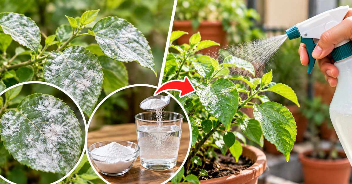 If a white layer appears on the leaves... use this method carefully.