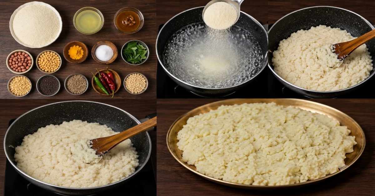 Ingredients required for Rava Pulihora