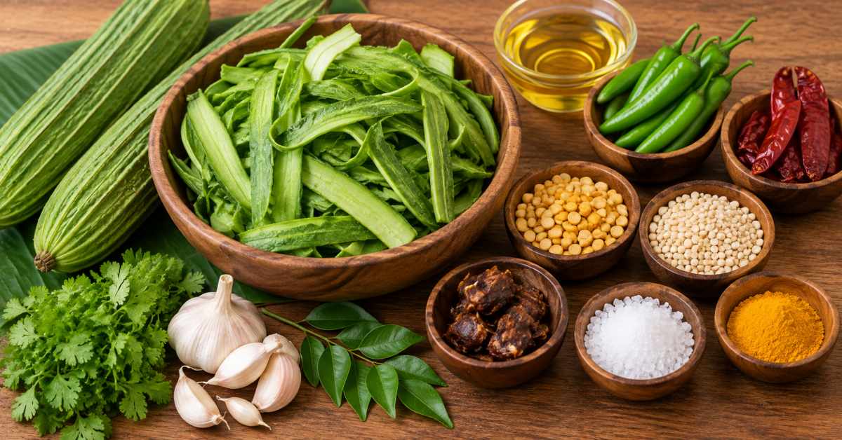 Ingredients required for the chutney