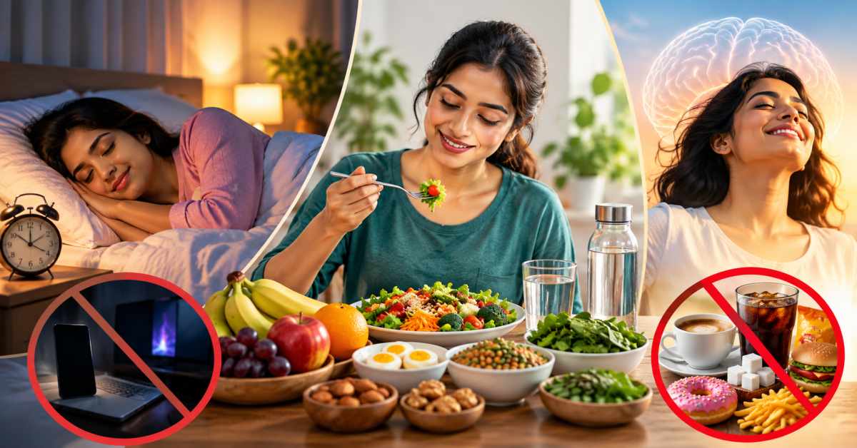 Keep your mood stable with sleep and diet