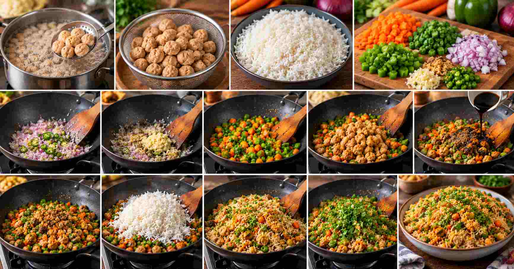 Meal Maker Fried Rice Preparation