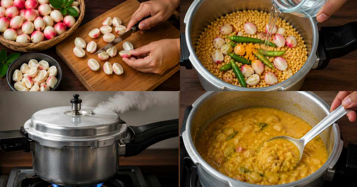 Method of preparing Vakkaya Dal
