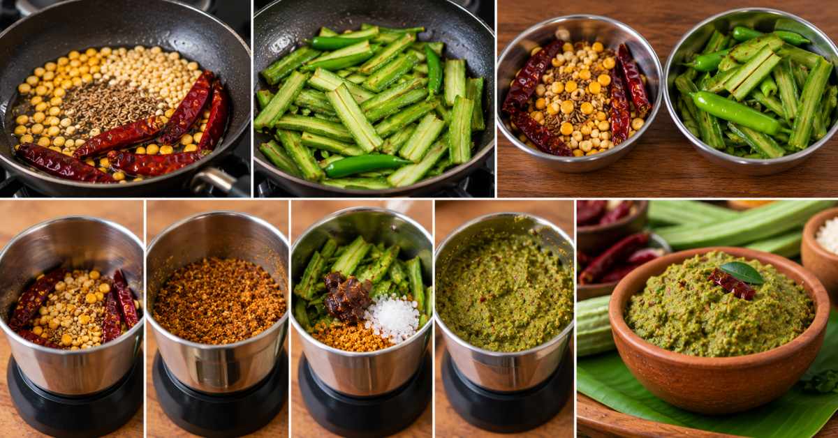 Method of preparing the chutney