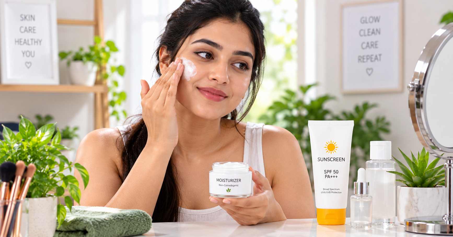 Moisturizer & Sunscreen Are Essential
