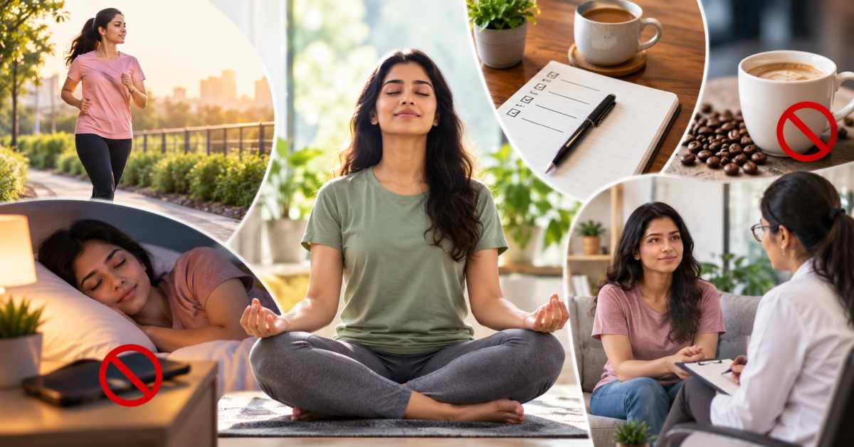 Moving forward calmly with mindfulness and expert assistance.