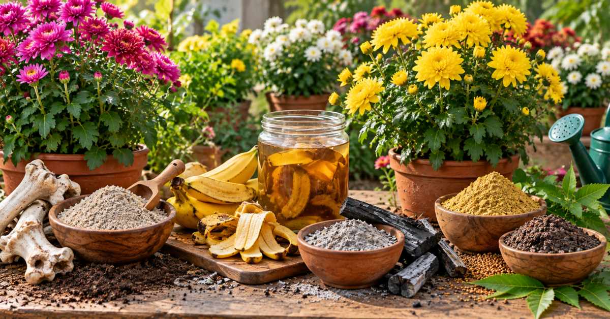 Natural fertilizers that boost flowering... nutrients that strengthen the plant.