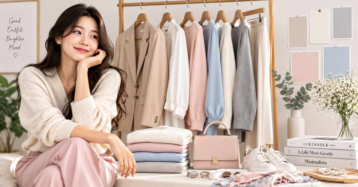 Neutral and pastel color combinations