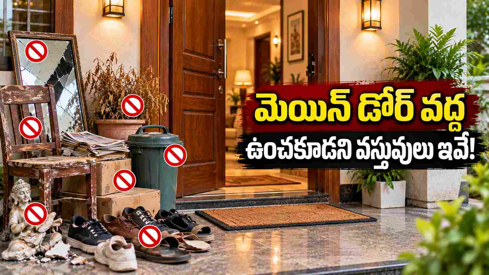 Never Keep These Items Near Your Main Door Heres What Vastu Says