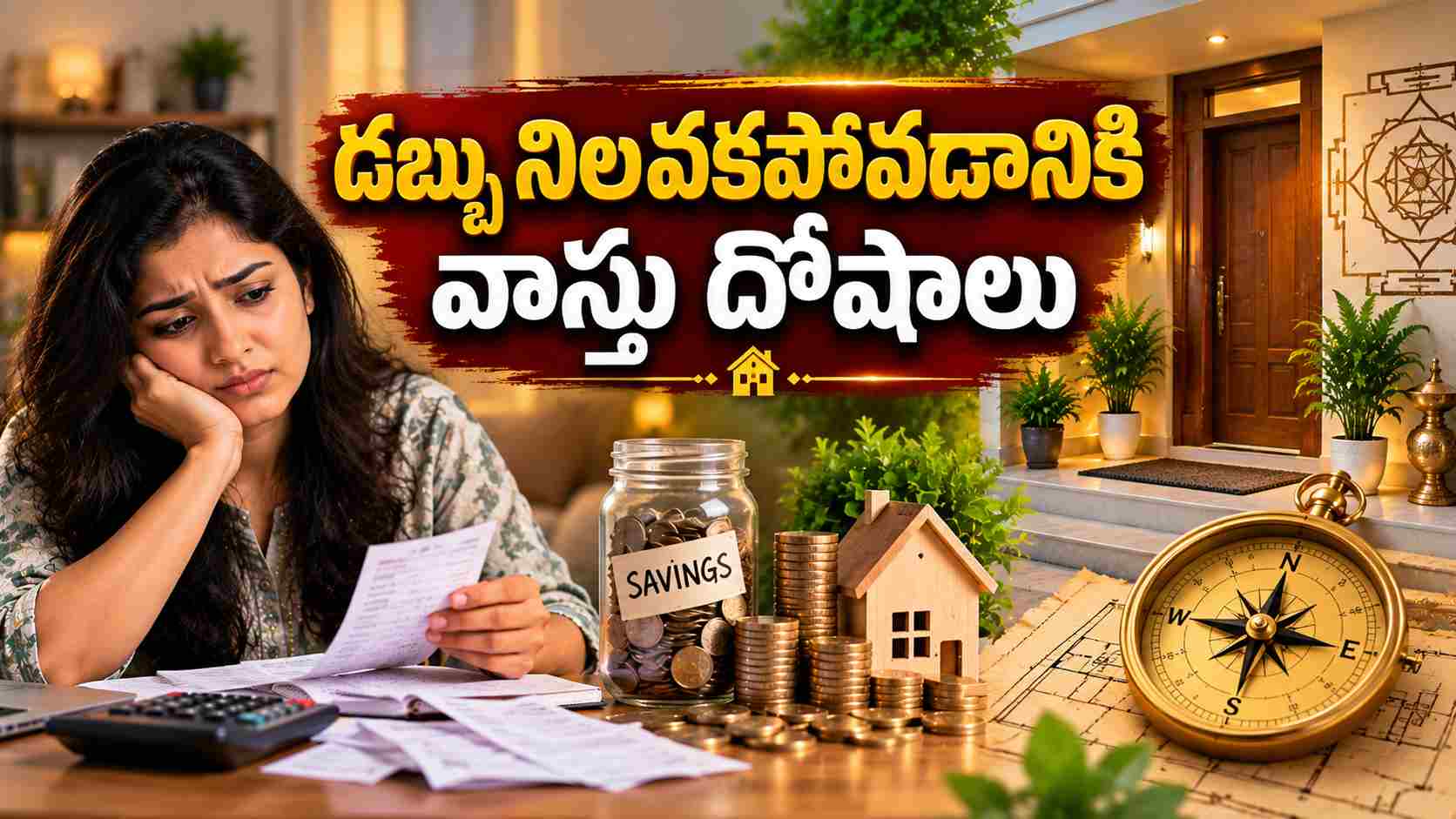 ఎంత సంపాదించినా డబ్బు నిలవడం లేదా… ఈ వాస్తు దోషాలు చెక్ చేయండి No Matter How Much You Earn Is Money Not Staying Check These Vastu Doshas