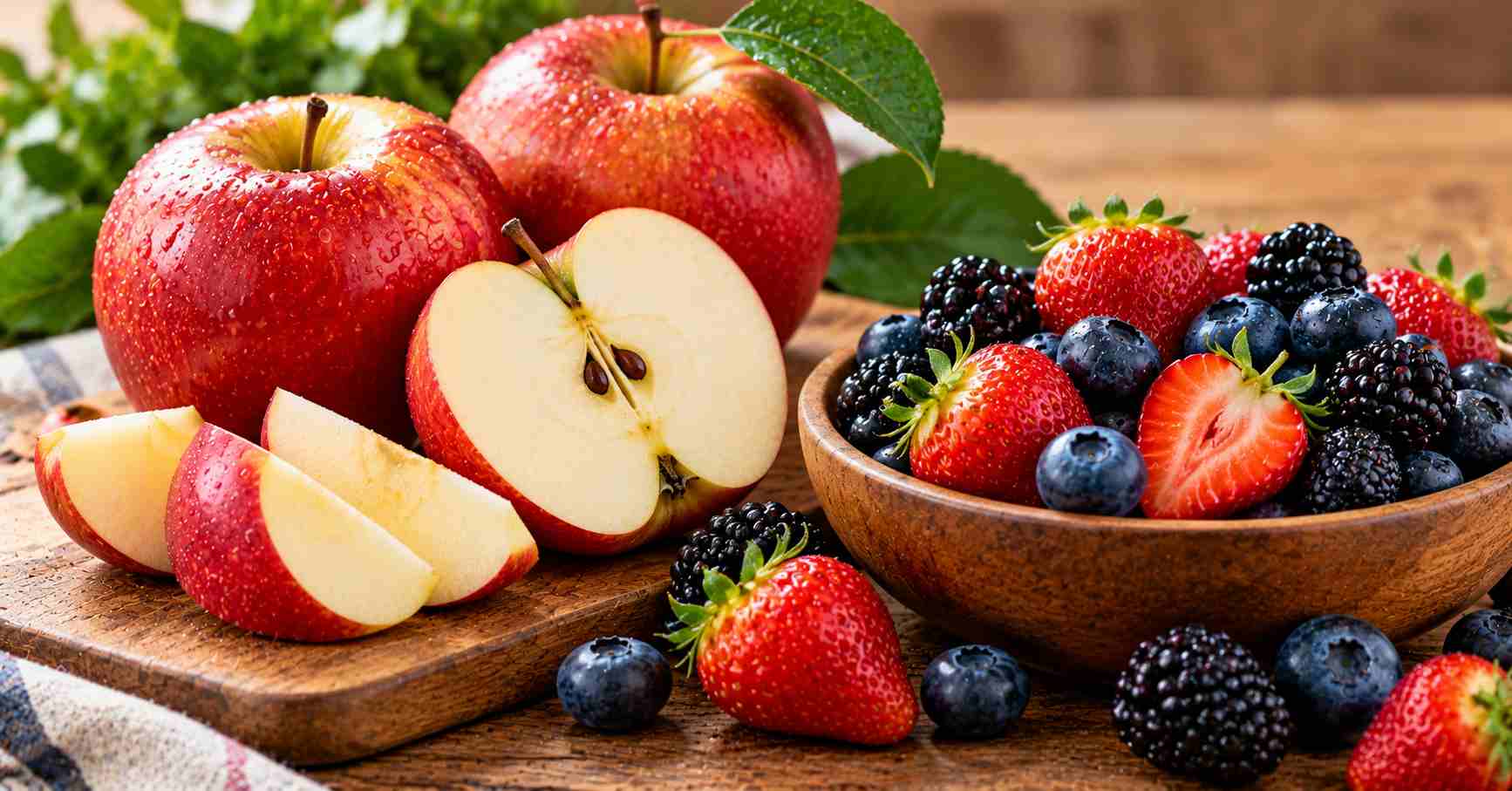 Nutritional Benefits of Apples & Berries