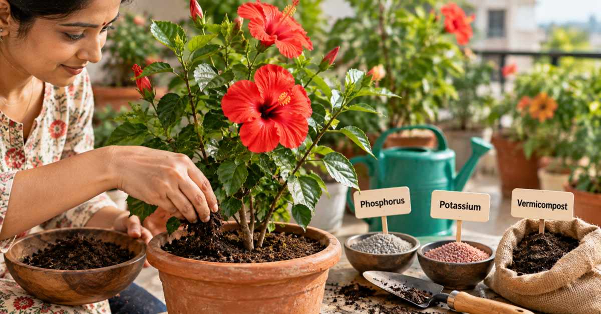 Phosphorus and potassium are more important than nitrogen for flowering.