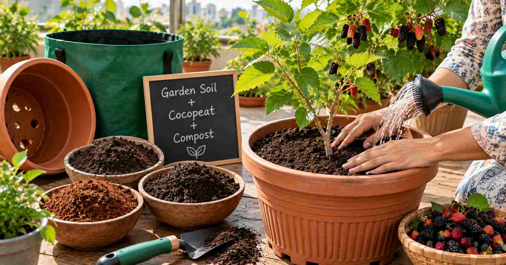 Pot & Soil Preparation
