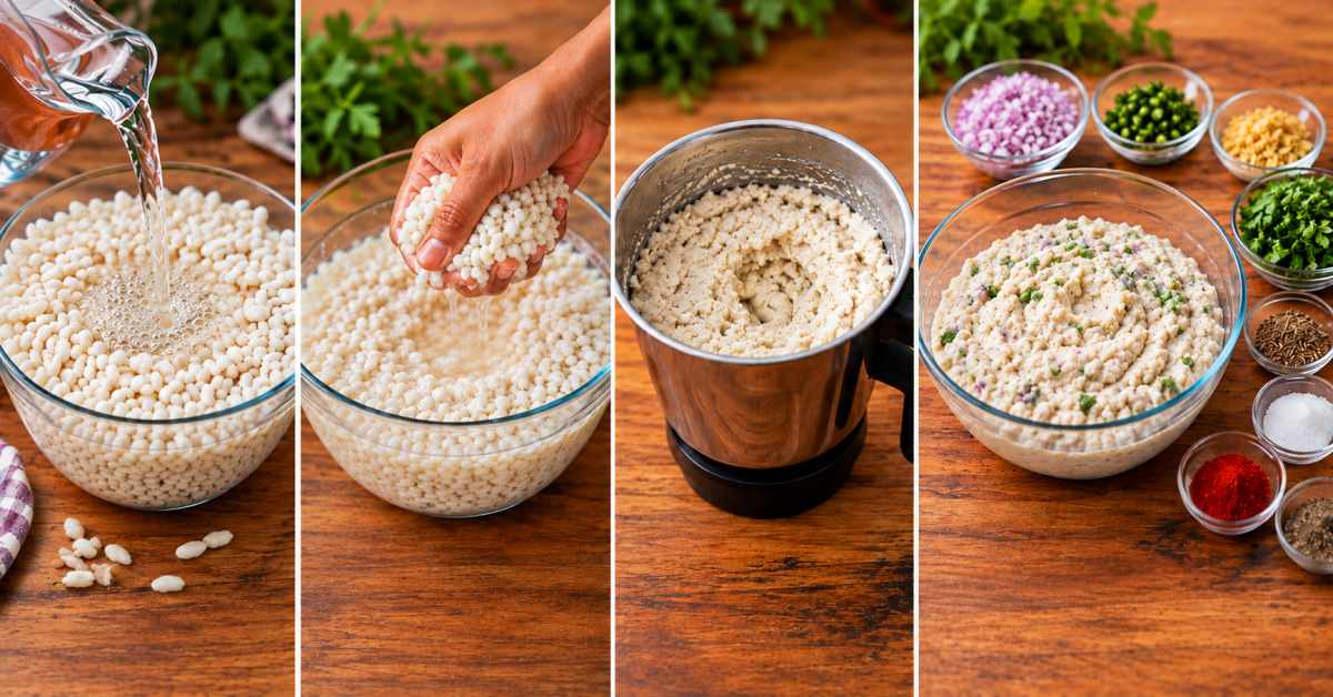 Prepare the batter for garelu using puffed rice like this.