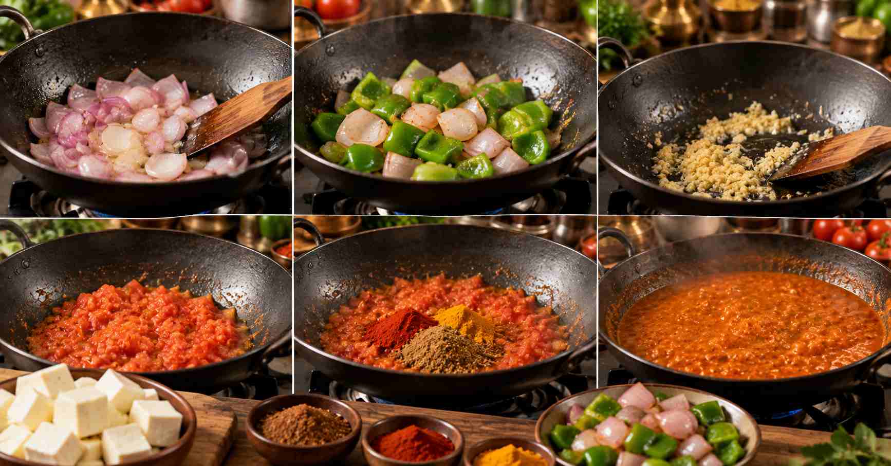 Preparing the Masala Gravy