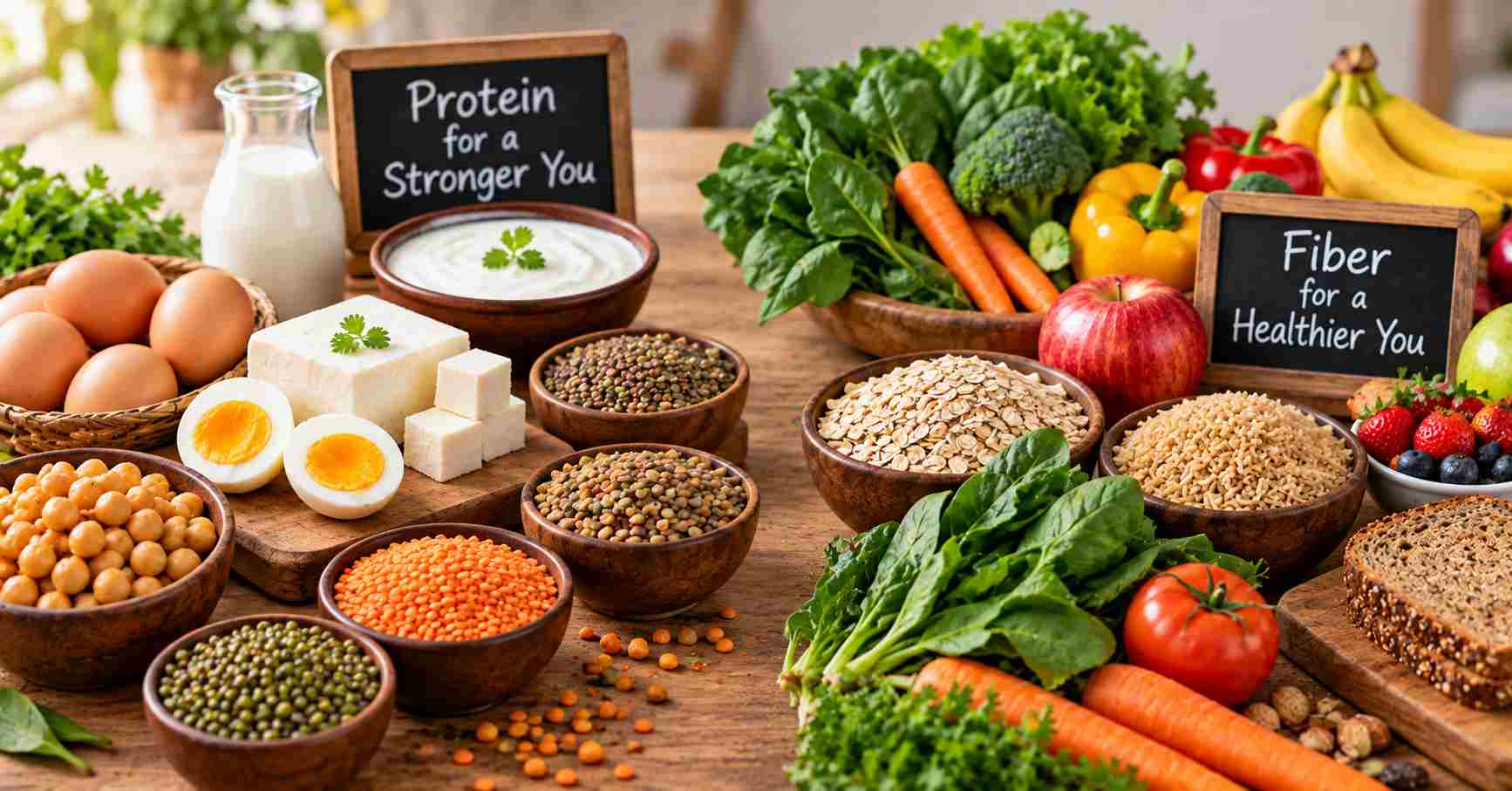 Prioritize Protein and Fiber-Rich Foods